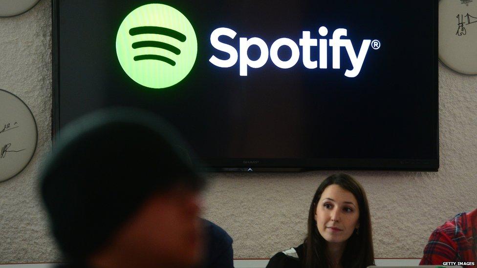 spotify meeting with logo