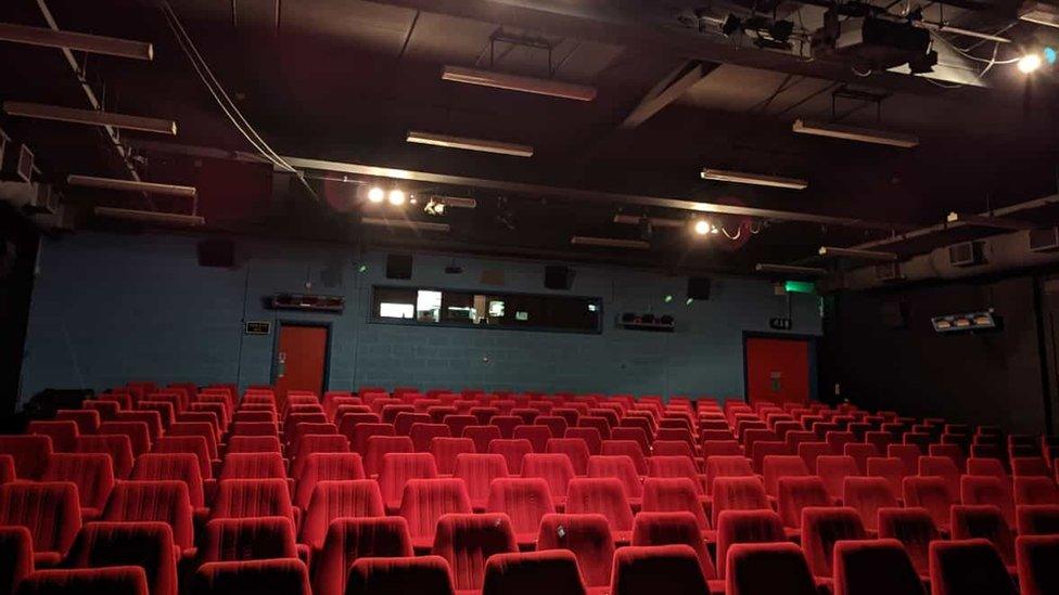 An empty cinema