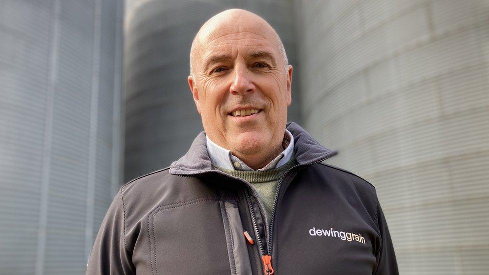 Andrew Dewing owner and manager dEWING GRAIN