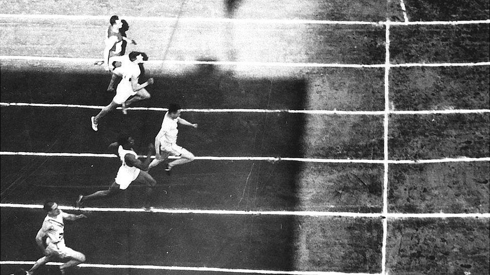 Jack London competing in 1928