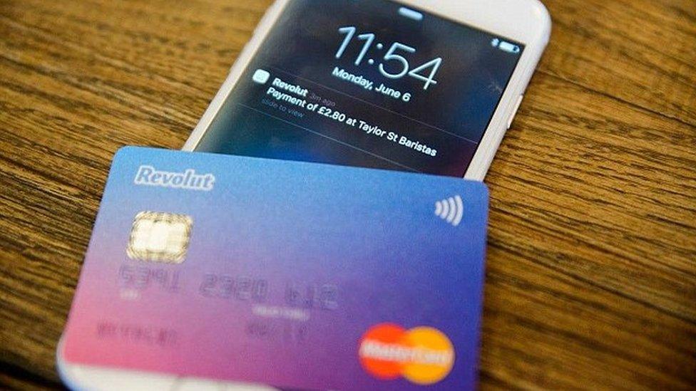 Revolut card and phone