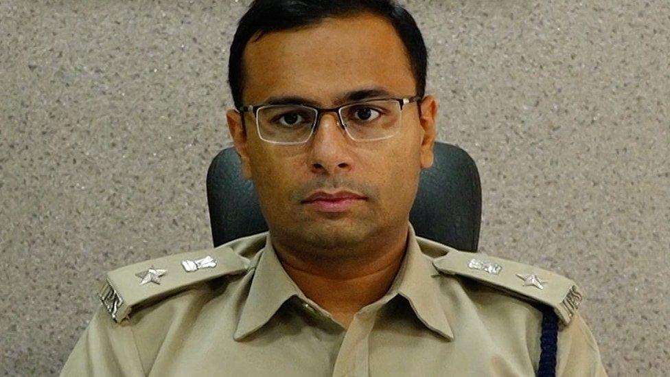 Gujarat Police Superintendent Saurab Singh