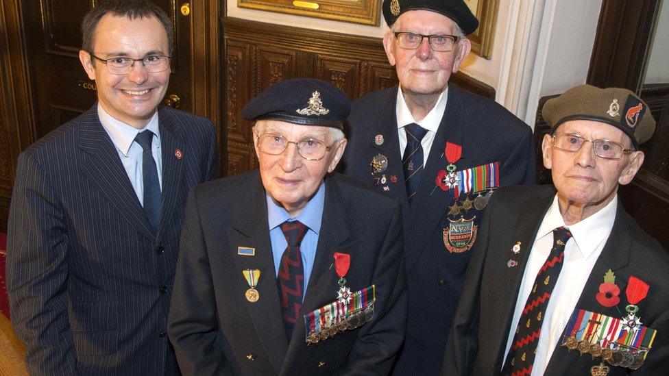 L-R Emmanuel Cocher, James Duffus, Alastair Cormack and Robert Lerche