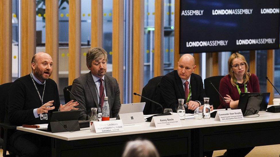 Members of the the Met Police and the Mayor's Office for Policing And Crime (MOPAC)