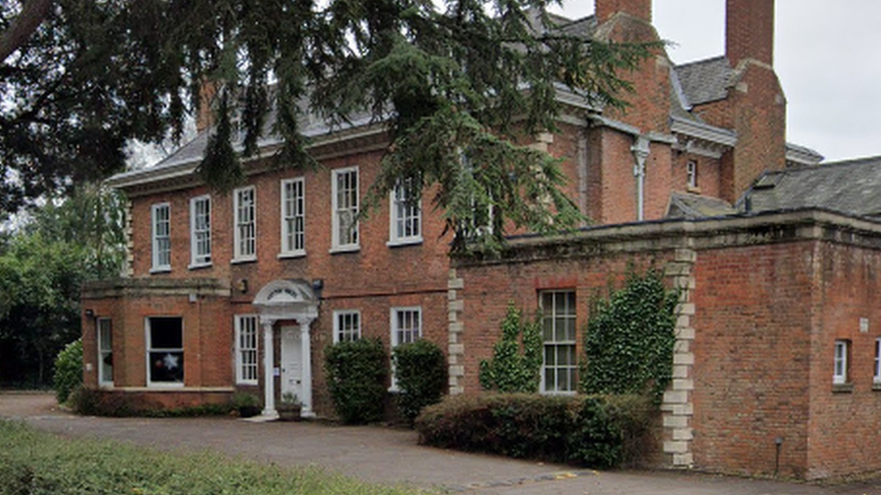 The red brick school building of Wooton House International School