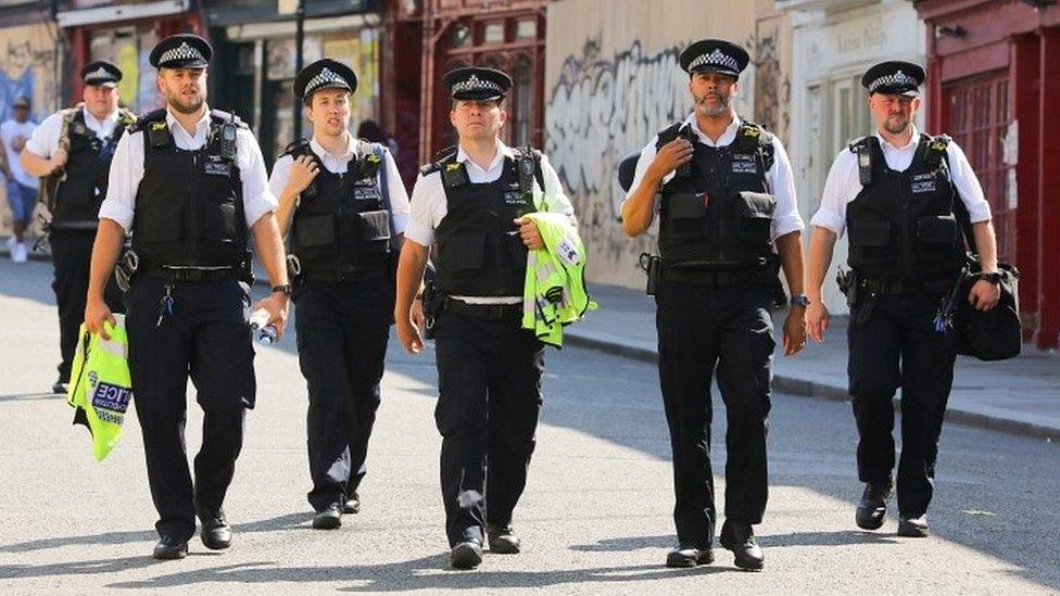 Police at Carnival