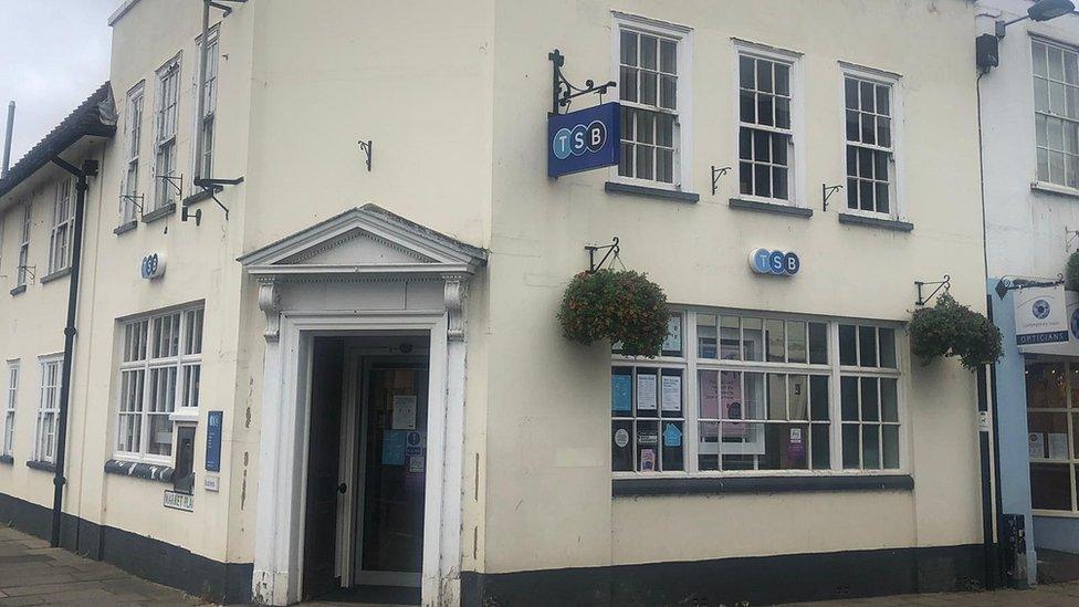 TSB bank, Hadleigh, Suffolk