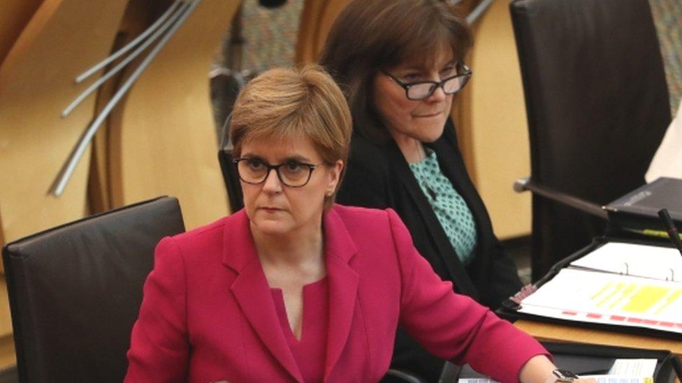 Nicola Sturgeon and Jeane Freeman