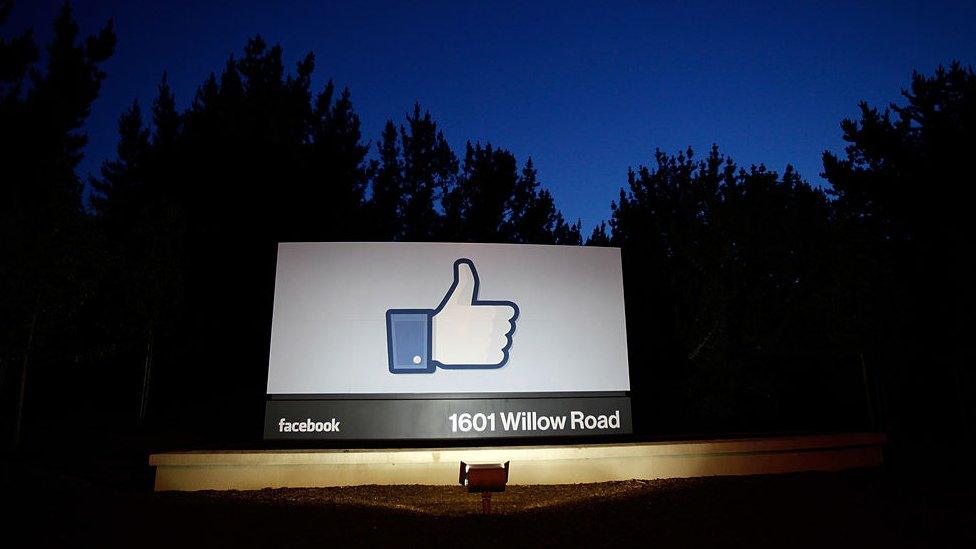 Facebook sign in Silicon Valley