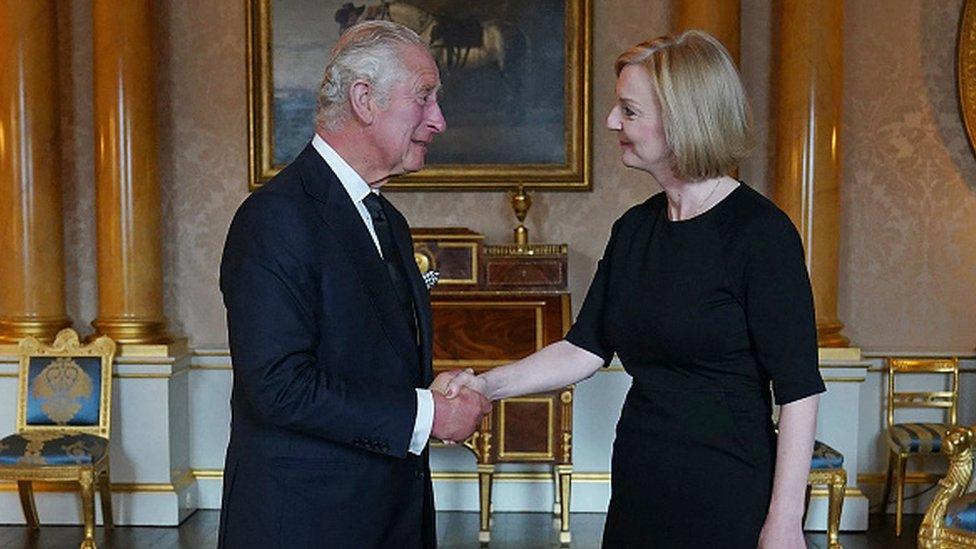 King Charles and Liz Truss