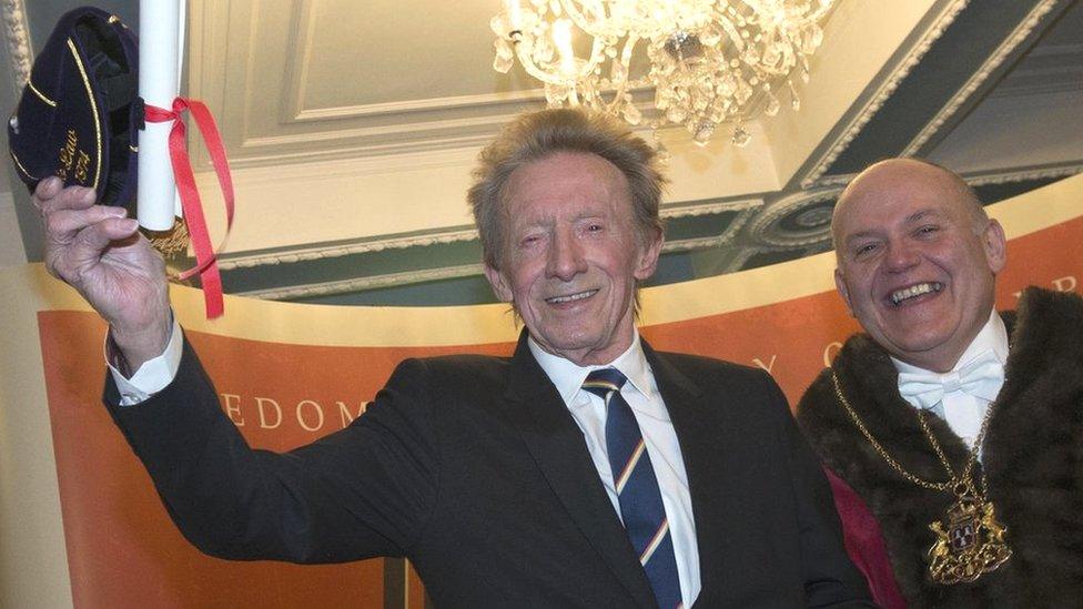 Denis Law gets Freedom of Aberdeen