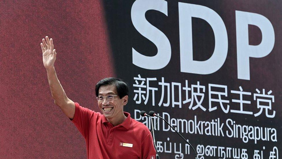 Chee Soon Juan, the secretary-general of the opposition Singapore Democratic Party (SDP)