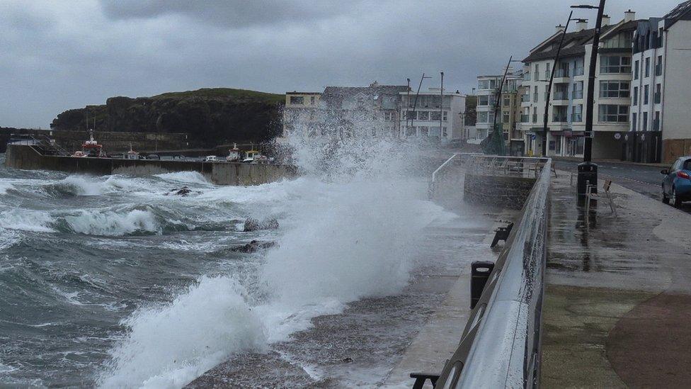 STORM HECTOR ON PORTSTEWRAT