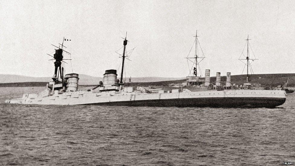 German battleship Hindenburg