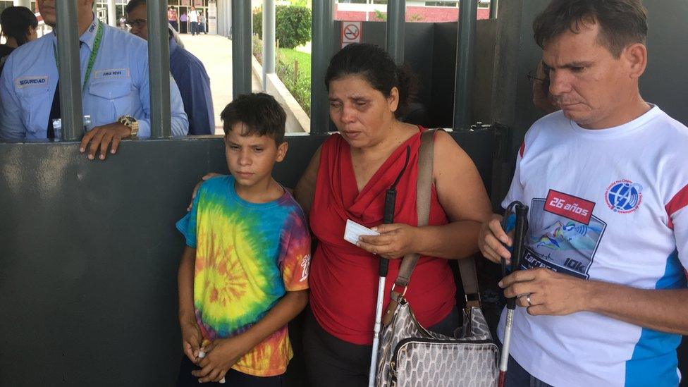 Maritza Castellon, her husband Juan Pablo Garcia and their son