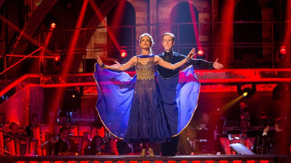 Anton Du Beke and Katie Derham