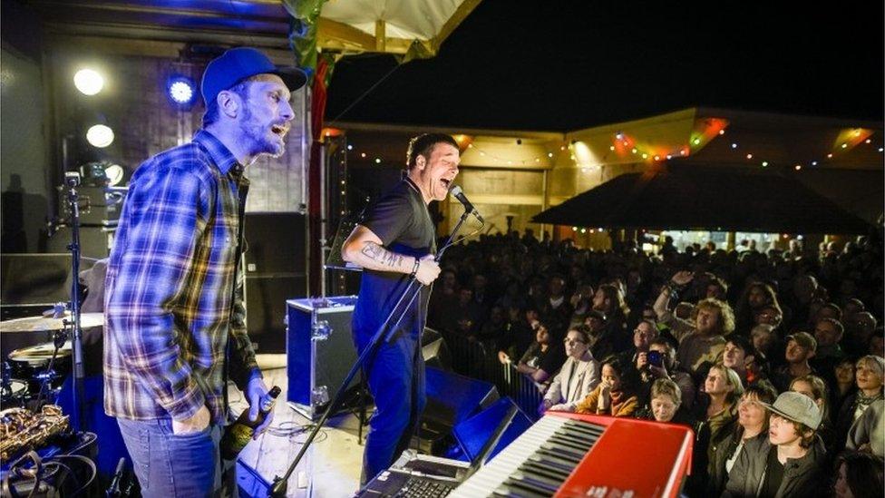 Sleaford Mods at Dismaland