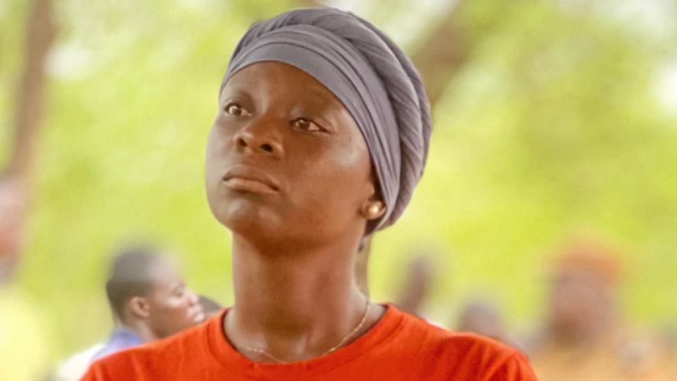 A wife of one of the missing miners in Burkina Faso