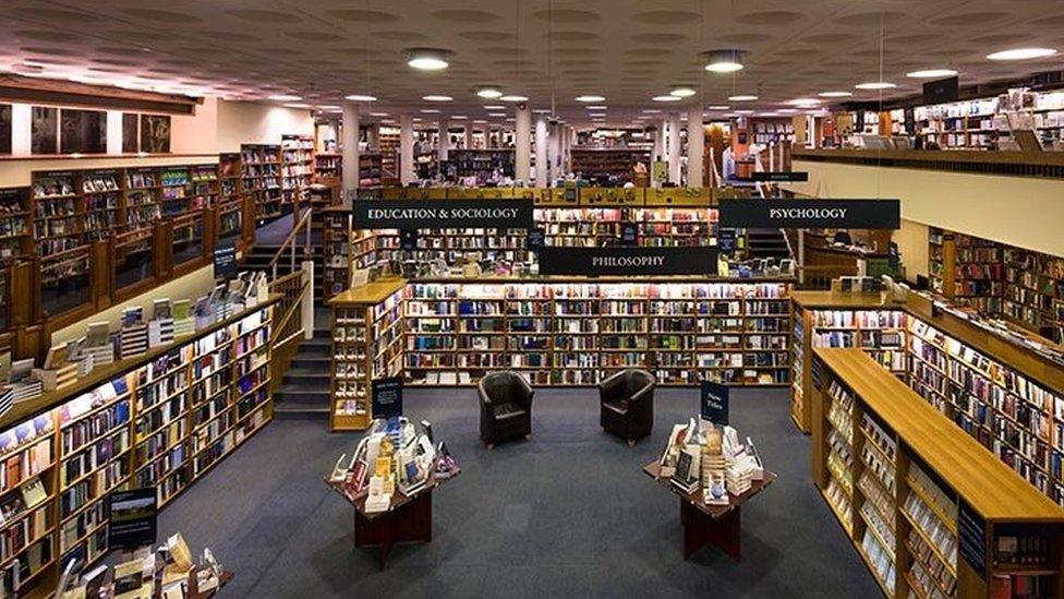 The Norrington Room in Blackwell's in Broad Street, Oxford