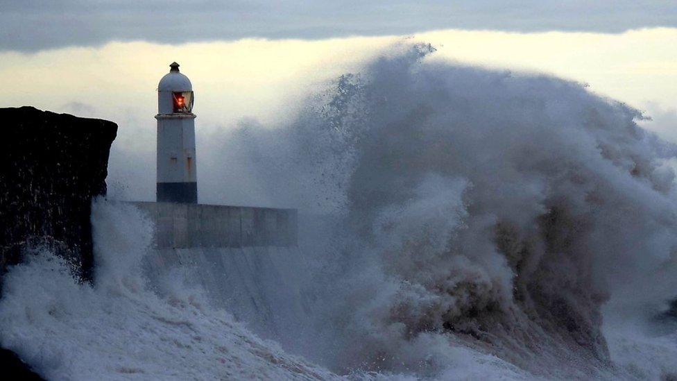 Lighthouse in Porthcawl