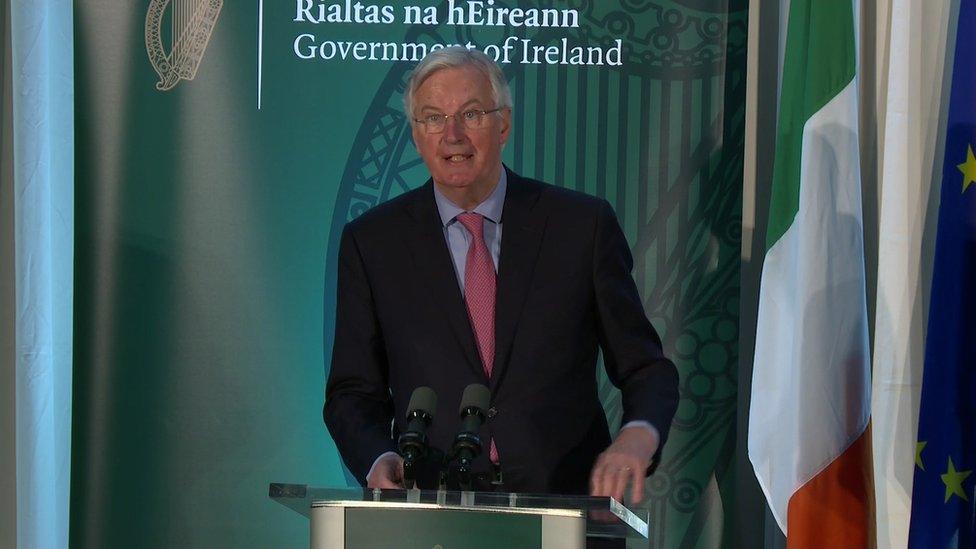 MICHEL BARNIER AT the all-island Brexit forum