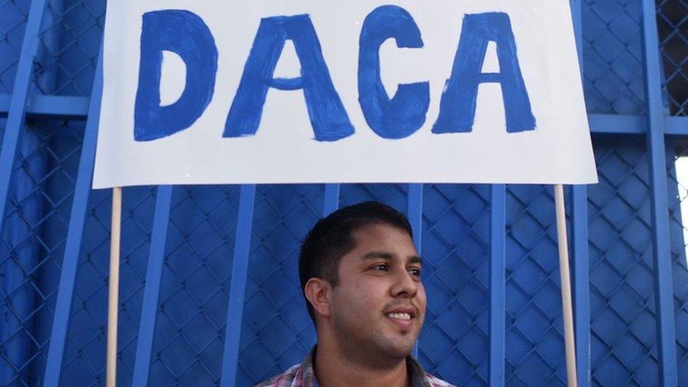 Pro-Daca demonstrator