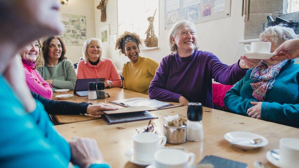 Women in a community centre