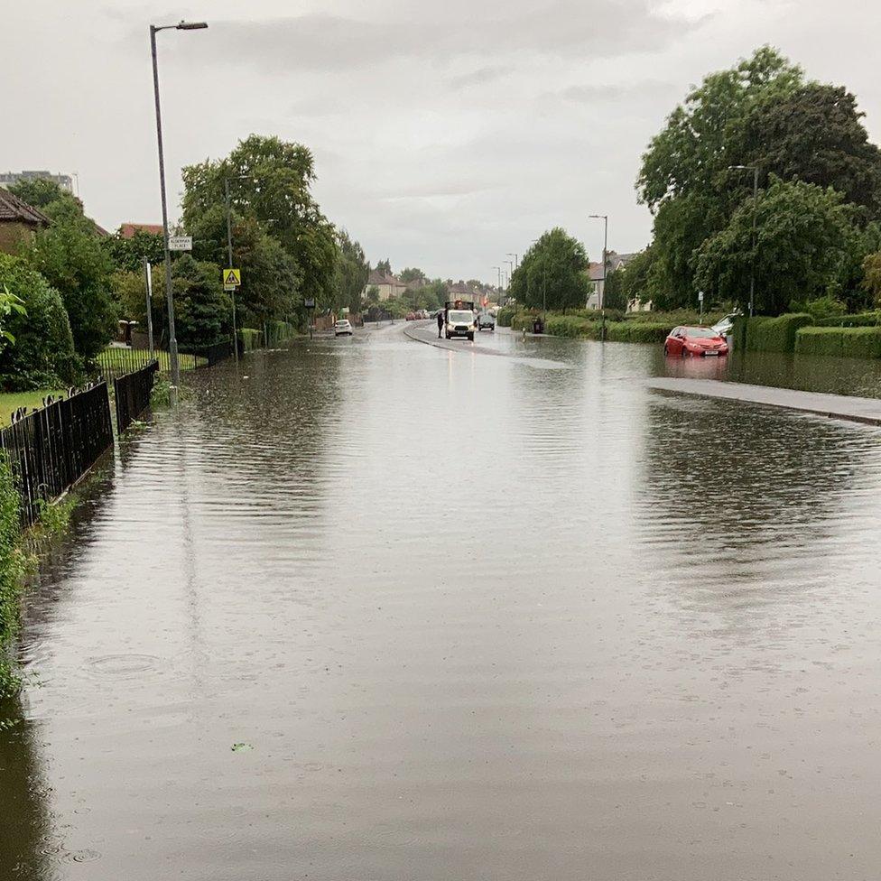 Flooding in Alderman Road