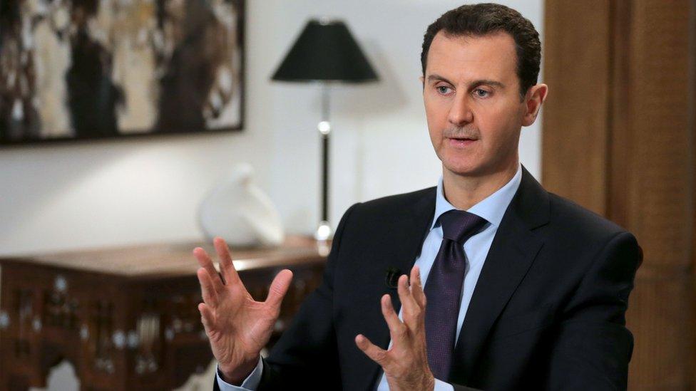 Syrian president Bashar al-Assad