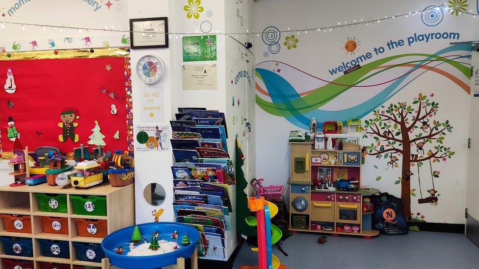 Play room at Kingston Hospital