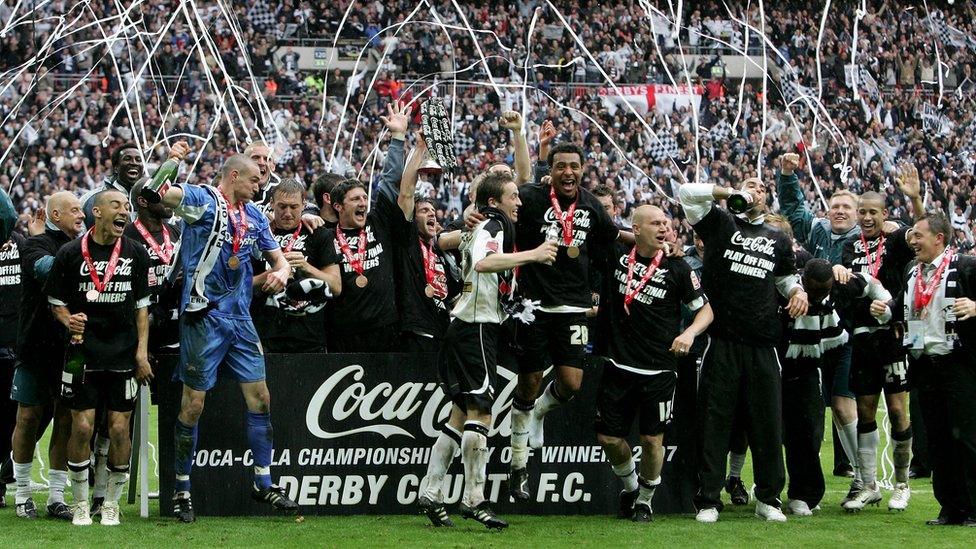 Derby County celebrations