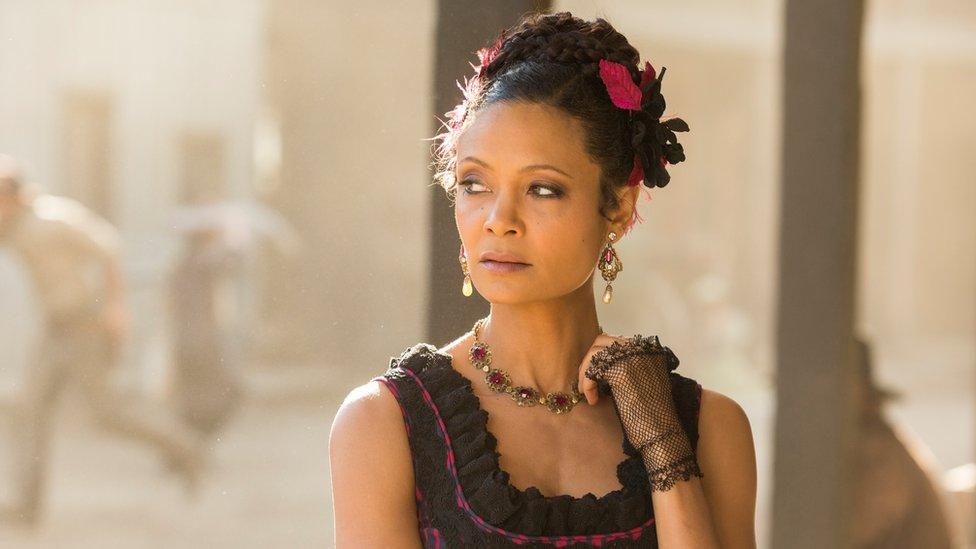 Thandie Newton as Maeve in Westworld