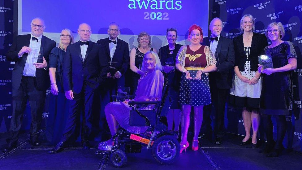 The BBC Radio Kent Make a Difference Awards winners