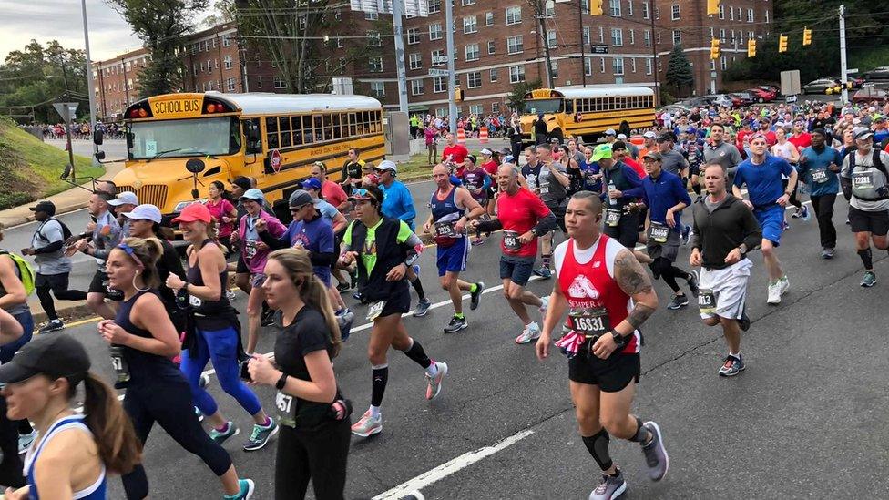 marine Corps Marathon in Arlington