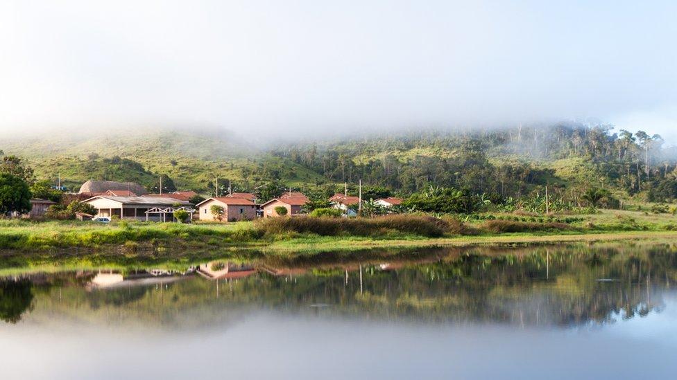 View of the Roosevelt Indigenous Reserve