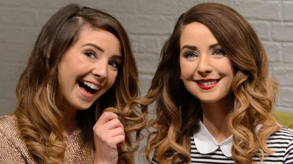 Zoella and her wax figure