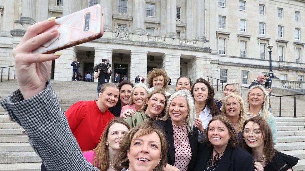 Sinn Féin's female MLAs take a selfie