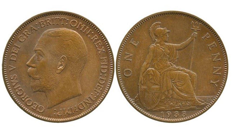 1933 Pattern pennies