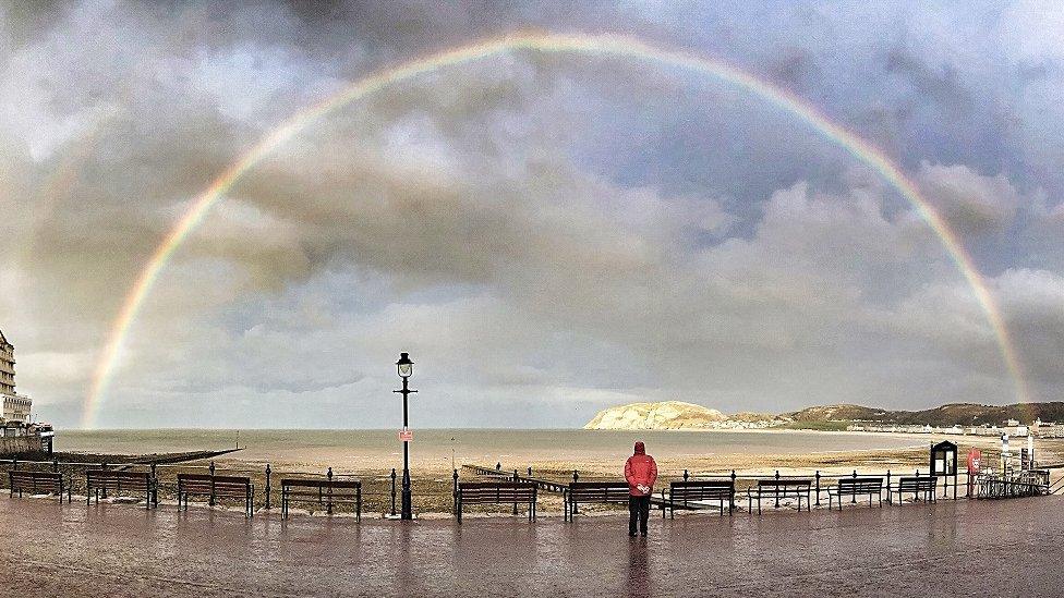 A rainbow over Llandudno