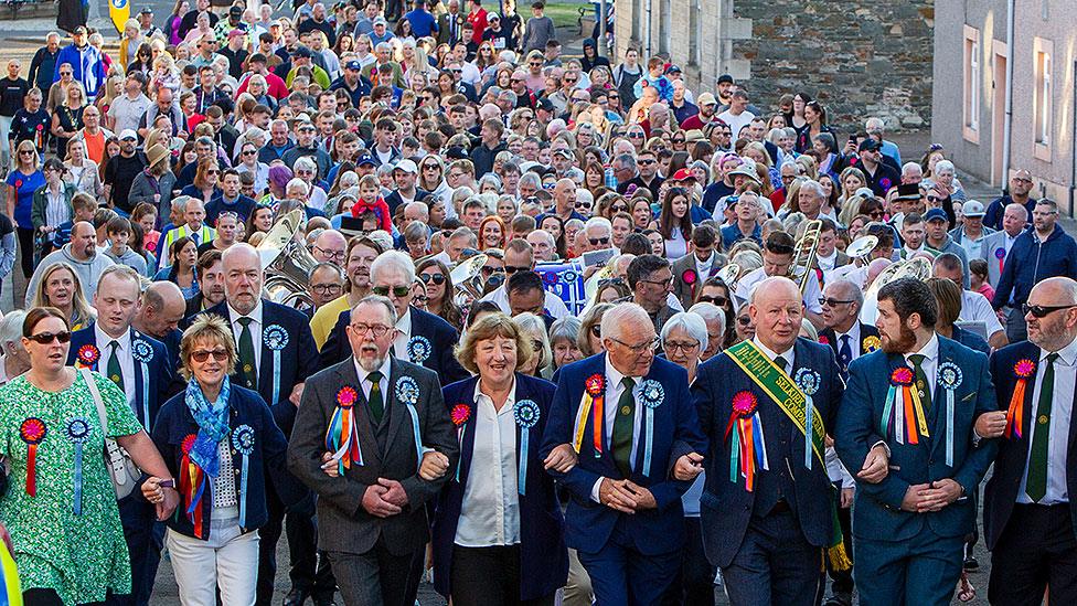 Selkirk Common Riding crowd