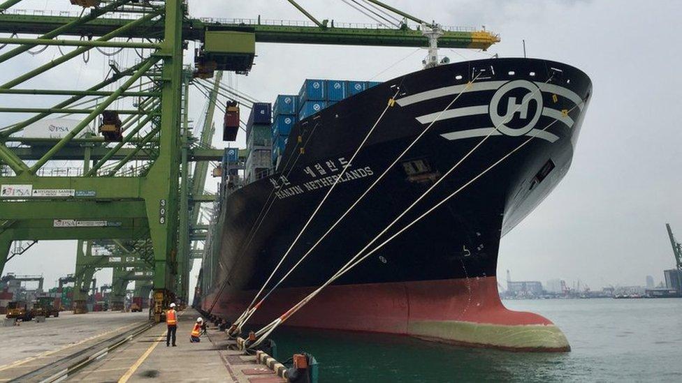 Hanjin vessel