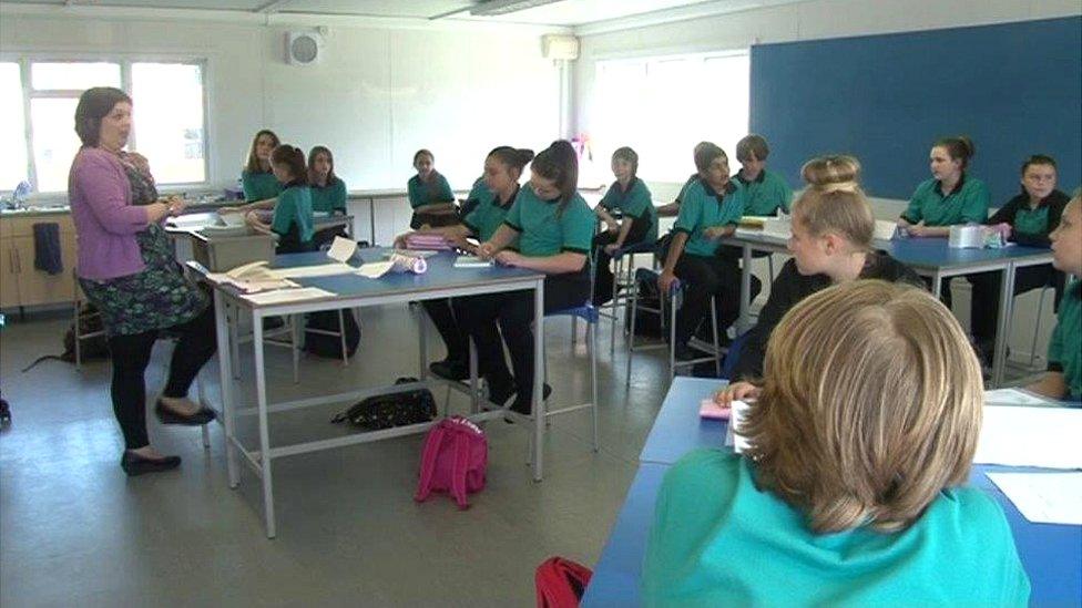 Pupils at Ysgol Bro Edern, in the north of the city