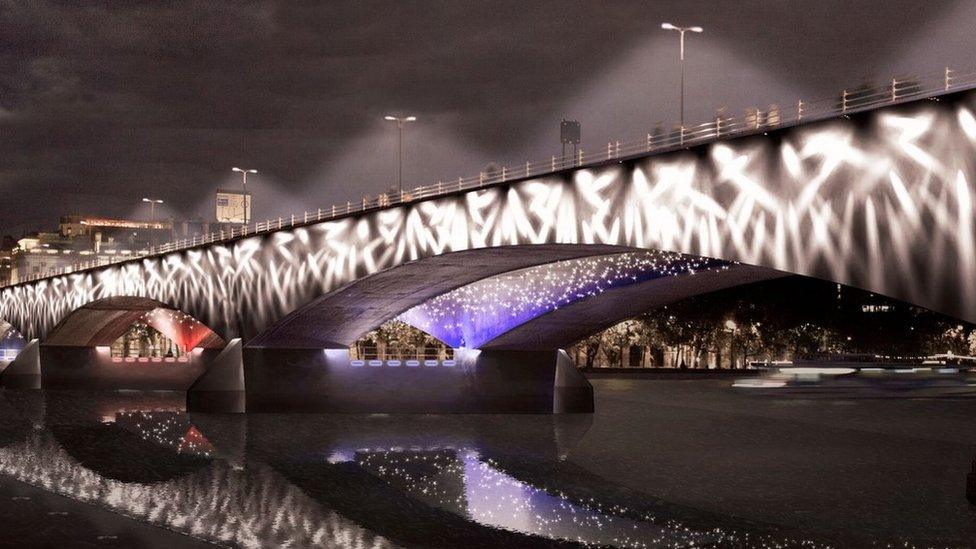 Design for Illuminated River project