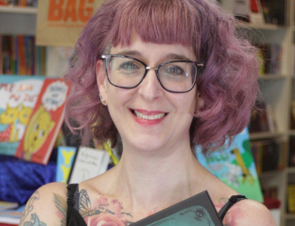 Natasha Radford, owner of the Chicken and Frog bookshop in Brentwood