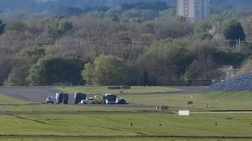 Emergency services at the airport