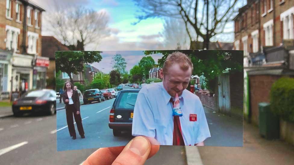 Simon Pegg in Shaun of the Dead