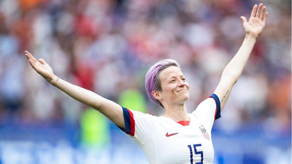 Megan Rapinoe during World cup 2019