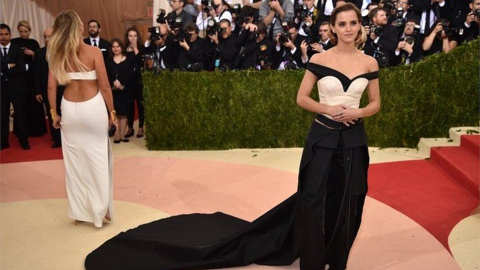 Emma Watson attends the gala in New York. Photo: 2 May 2016