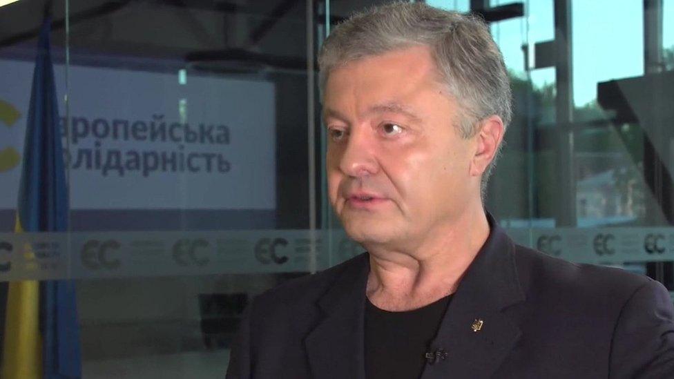 Ukraine's ex-president Petro Poroshenko