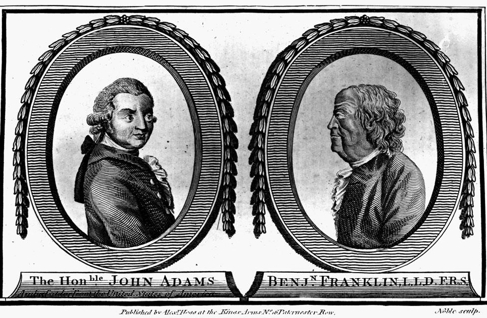 John Adams and Benjamin Franklin